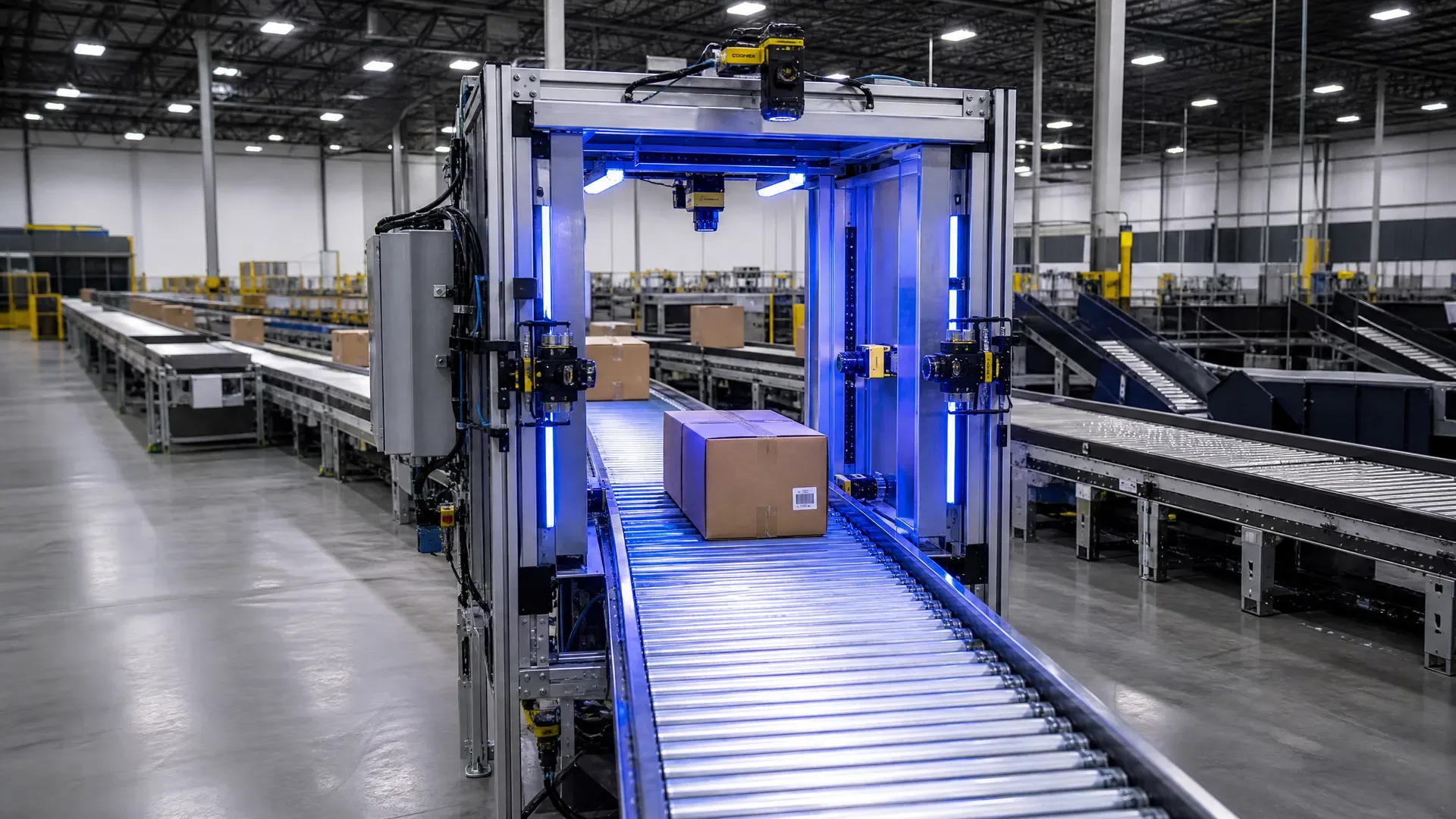 Sorter Conveyor with Tunnel Inspection System